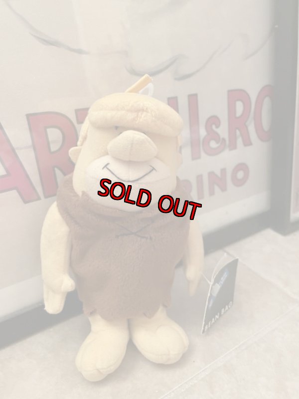 画像1: Hanna Barbera Flintstones Barney Bean Doll With Tag 1999  / フリントストーン　バーニー　タグ付きビーンズ　人形 (1)