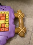 画像3: Hanna Barbera Flintstones Computer Toy Plastic Keyboard  1994 / フリントストーン コンピューターキーボード　トイ　 (3)