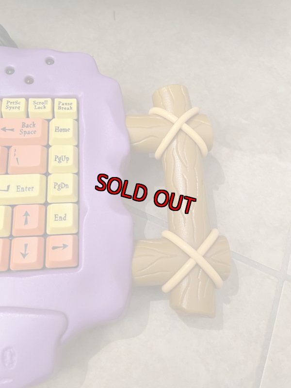 画像3: Hanna Barbera Flintstones Computer Toy Plastic Keyboard  1994 / フリントストーン コンピューターキーボード　トイ　 (3)