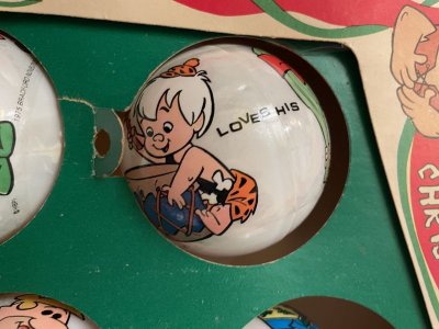 画像1: Hanna Barbera Flintstones ornaments with box / フリントストーンズの箱入りオーナメント