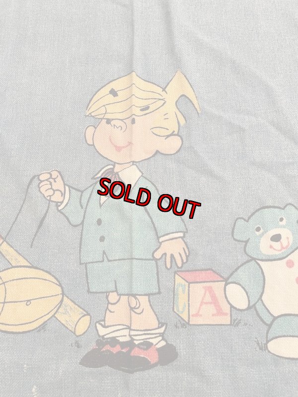 画像4: Dennis the Menace fabric Bed Cover blanket  / わんぱくデニスの布製 ベッドカバー ブランケット (4)