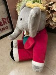 画像2: Babar Elephant GUND  Plush Doll 1988 / ババール　ガンド社、絵本のゾウのぬいぐるみ　 (2)