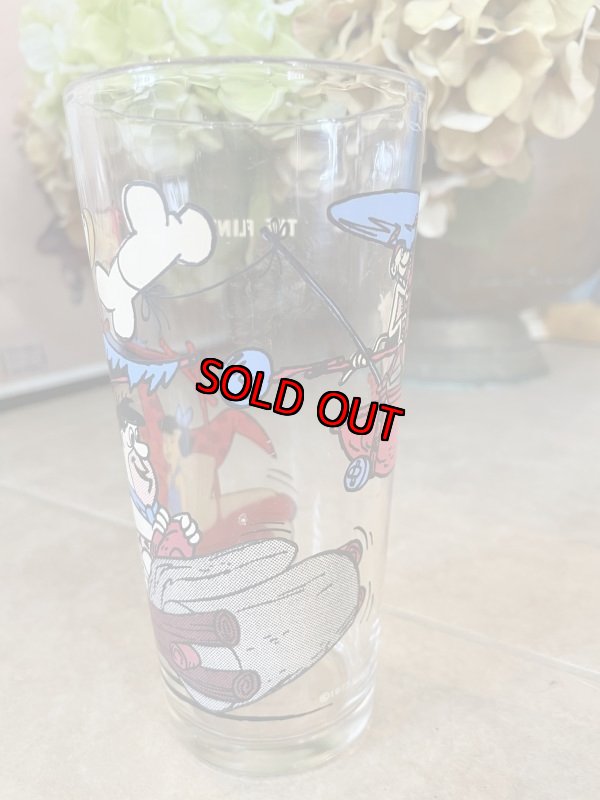 画像2: Hanna Barbera Flintstones Pepsi Family  Glass (B)  / レア！！ フリントストーンズ、ファミリーグラス (2)