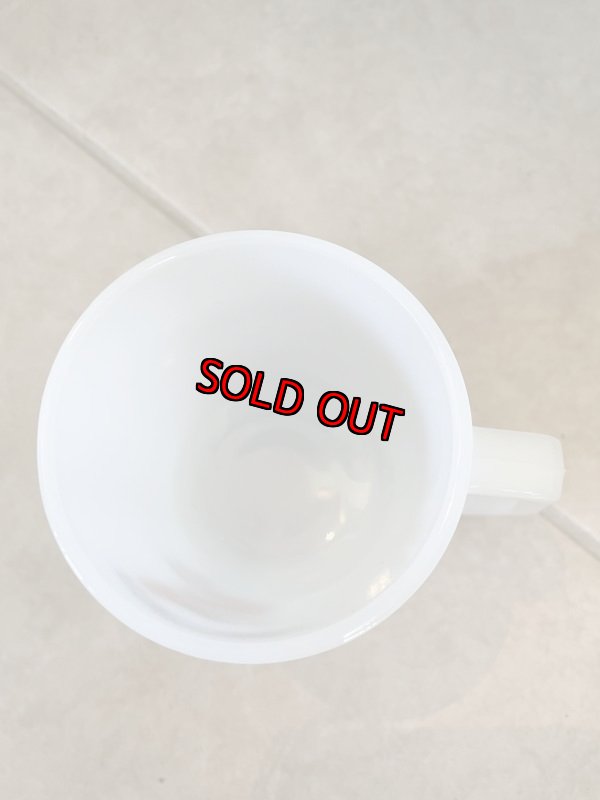 画像5: Hanna Barbera Flintstones Federal milk glass mug   / フリントストーンズ　フェデラルミルクグラス　マグ (5)