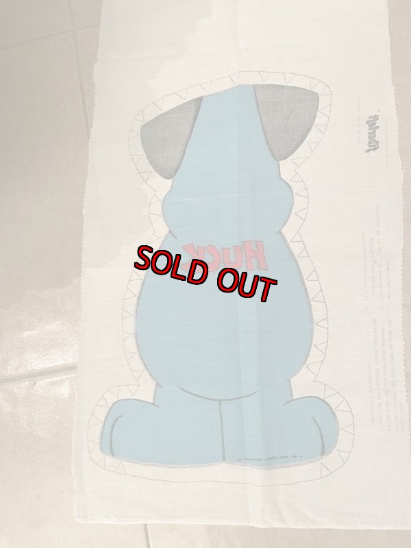 画像5:  Huckleberry Hound fabric pillow doll kit / ハックルベリーハウンド ハンナバーベラ ピロードール 生地 キット (5)