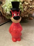 画像1: Hanna Barbera  Hucklebrry Houned Red Coin Bank  / ハックルベリーハウンド　コインバンク　60年代 (1)
