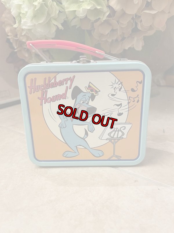 画像3: Hanna Barbera Huckleberry Hound Mini Tin Yellow Lunch Box(B)  / ハックルベリーハウンド イエロー ティン製 ミニ ランチボックス缶 (3)