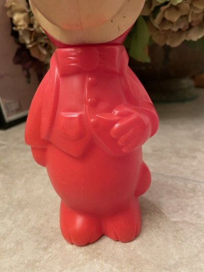 画像2: Hanna Barbera  Hucklebrry Houned Red Coin Bank  / ハックルベリーハウンド　コインバンク　60年代