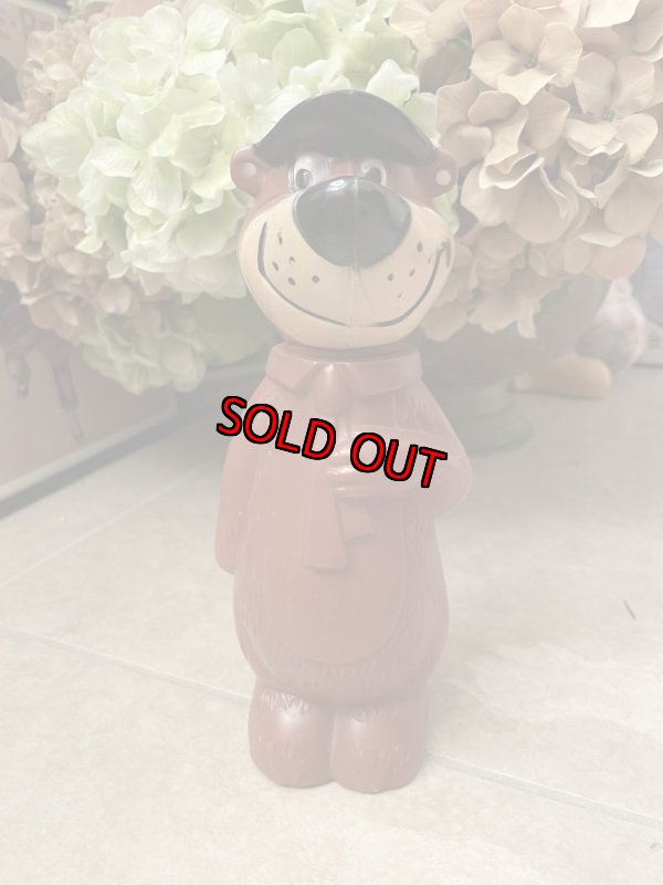 画像1: Hanna Barbera Yogi Coin  Bank / ハンナバーベラ　ヨギベア　バンク　貯金箱　60-70年代 (1)