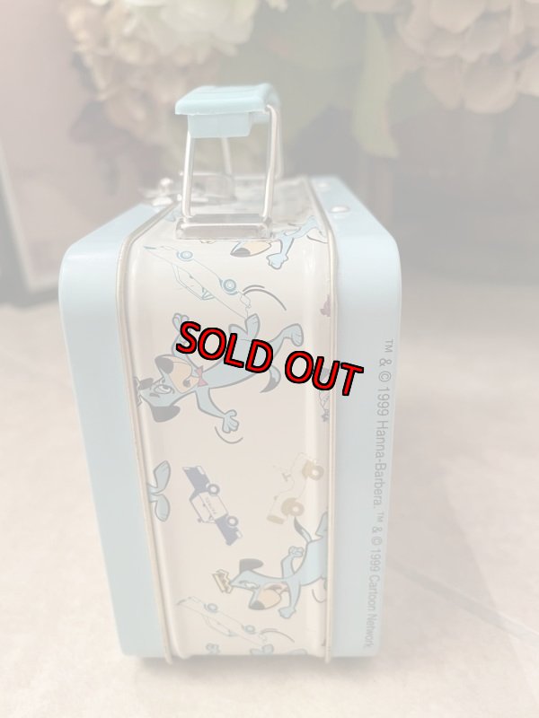 画像2: Hanna Barbera Huckleberry Hound Mini Tin Purple Lunch Box / ハックルベリーハウンド　紫色 ティン製　ミニ　ランチボックス缶 (2)