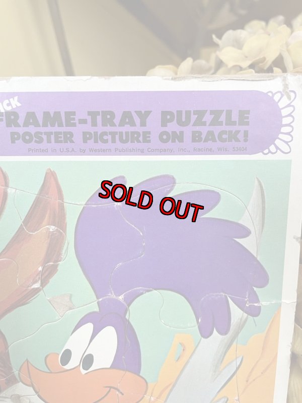 画像2:  Looney Tunes  Road Runner Puzzle 1975 /  ルーニーテューンズ   ロードランナー パズル (2)