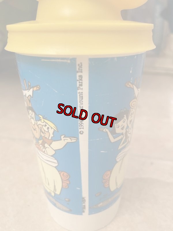 画像7: Hanna Barbera Flintstones plastic Yellow Bamm Bamm drink bottle 1994  / レア！！ フリントストーンズ バンバン　プラスチック製のドリンクボトル (7)