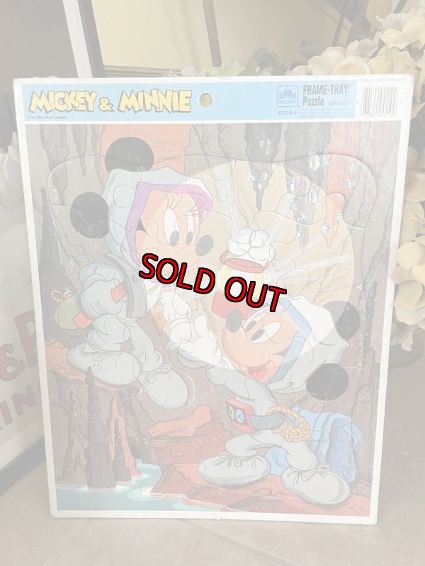 画像1: Disney Mickey & Minnie Mouse Freme  Puzzle / ディズニーのミッキー&ミニーマウス　フレーム　パズル (1)