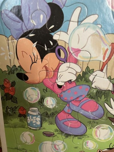 画像1: Disney Minnie Mouse Freme  Puzzle / ディズニーのミニーマウス　フレーム　パズル