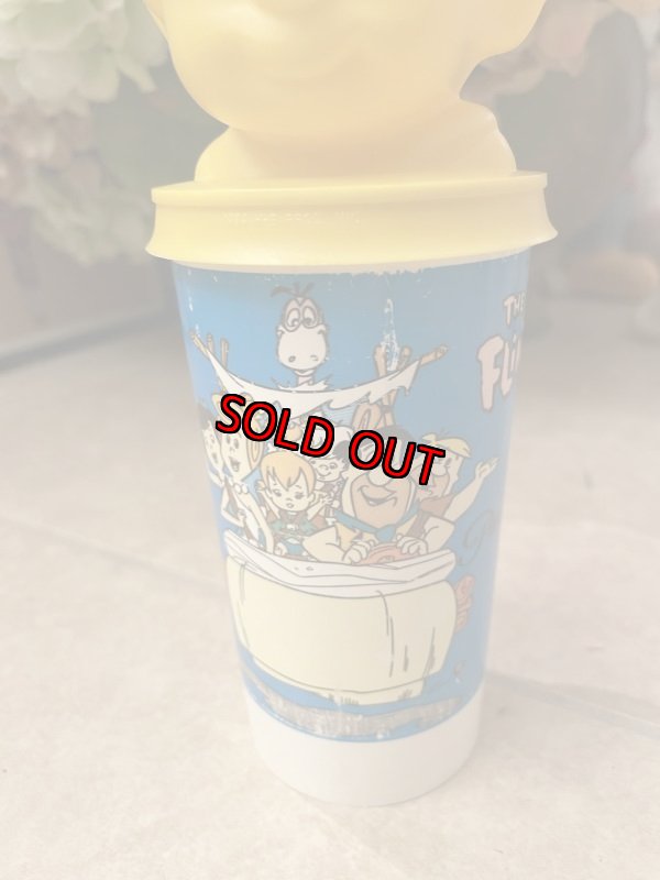 画像6: Hanna Barbera Flintstones plastic Yellow Bamm Bamm drink bottle 1994  / レア！！ フリントストーンズ バンバン　プラスチック製のドリンクボトル (6)