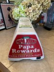 画像7: Papa Johns Pizza Delivery Plastic Sign / パパジョーンズ　ピザ　プラスチック製デリバリー用サイン (7)
