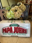 画像4: Papa Johns Pizza Delivery Plastic Sign / パパジョーンズ　ピザ　プラスチック製デリバリー用サイン (4)