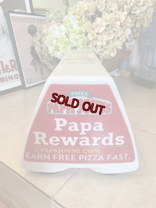 画像3: Papa Johns Pizza Delivery Plastic Sign / パパジョーンズ　ピザ　プラスチック製デリバリー用サイン (3)