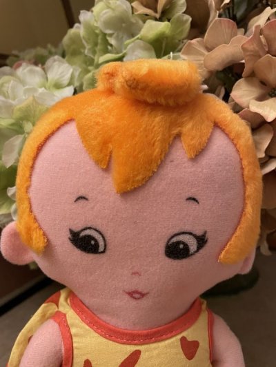 画像1: Hanna Barbera Flintstones knickerbocker Pebbles Fabric Doll  1972 / フリントストーン　ペブルス　ニッカーボッカー　布　ドール