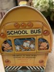 画像9: Disney Mickey Mouse  Tin School Bus Lunch Box With Thermos / ミッキーマウスのティン製　スクールバス　ランチボックス 水筒付き、60年代 (9)