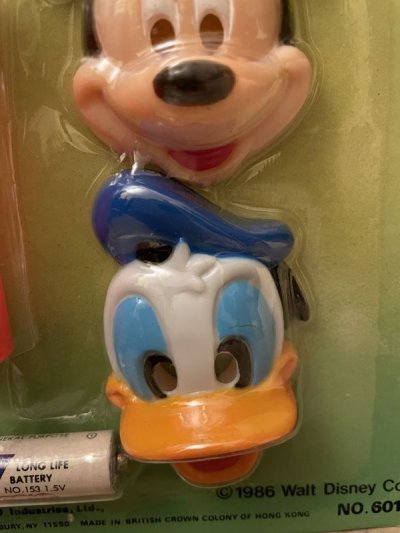 画像2: Disney Mickey Mouse & Donald Duck Flash Light 1986 / ディズニー　ミッキーマウス&ドナルドダック　フラッシュライト