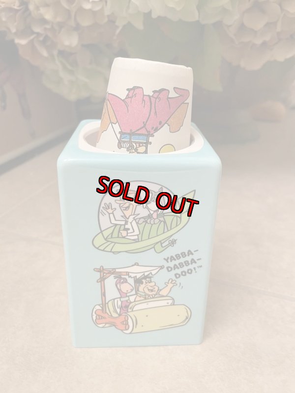 画像3: Hanna Barbera Flintstones & Jetsons Cup Dispenser With Box   1990  / フリントストーン＆ジェットソン　箱付きカップ　ディスペンサー (3)