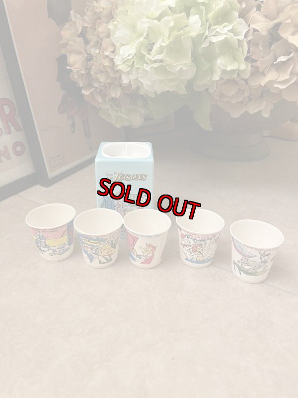 画像6: Hanna Barbera Flintstones & Jetsons Cup Dispenser With Box   1990  / フリントストーン＆ジェットソン　箱付きカップ　ディスペンサー (6)