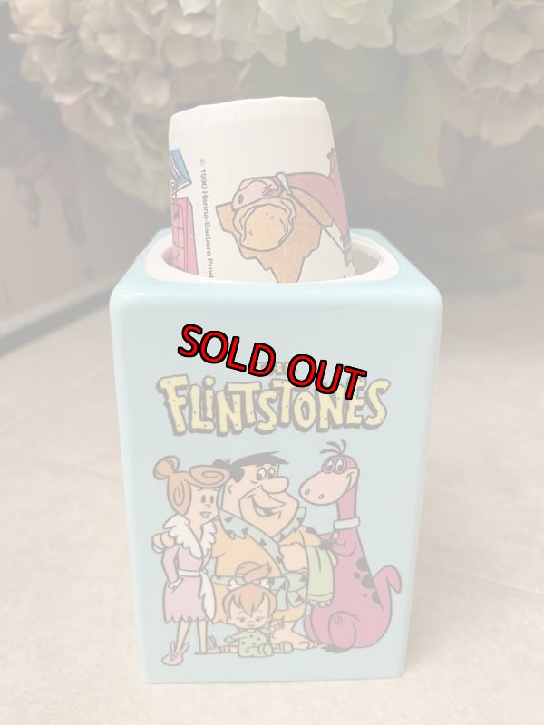 画像2: Hanna Barbera Flintstones & Jetsons Cup Dispenser With Box   1990  / フリントストーン＆ジェットソン　箱付きカップ　ディスペンサー (2)