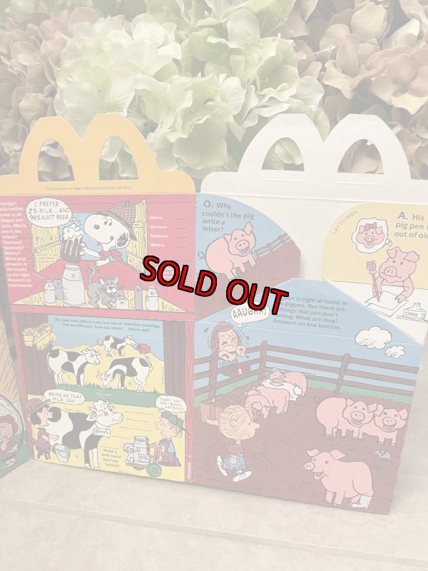 画像3: McDonald’s  Snoopy happy  Meal box set of 2 (B) / マクドナルドのスヌーピーハッピーミール箱　2箱セット (3)