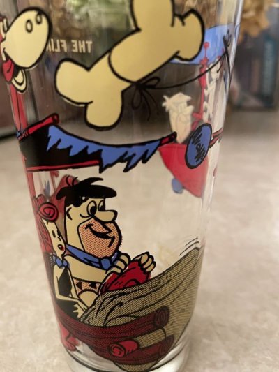 画像2: Hanna Barbera Flintstones Pepsi Family Glass (C) / レア!! フリントストーンズ、ファミリーグラス