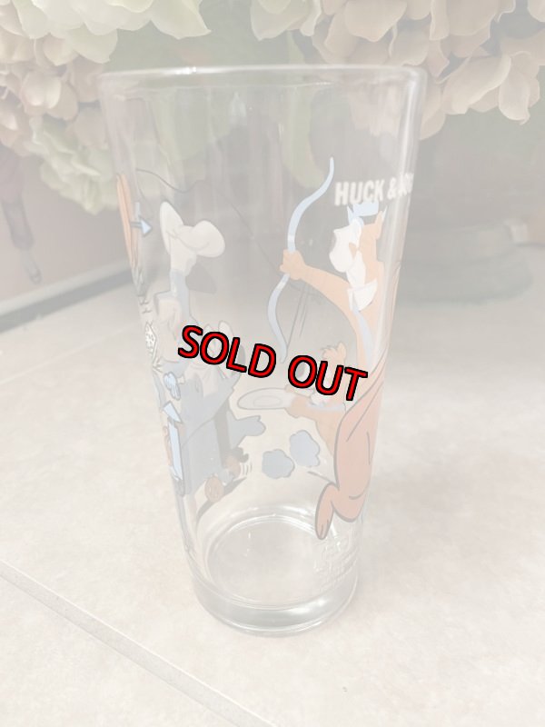 画像3: Hanna Barbera Yogi Bear & Huckleberry Hound Pepsi Glass 1977 / レア!! ハンナ・バーベラのヨギベア & ハックルベリーハウンド ペプシ グラス (3)
