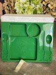 画像2: Green Giant little sprout  Dinner Ware Set With Box 1991 /  グリーンジャイアント　リトルスプラウト　プラスチック製　箱入りディナーウェア　セット (2)