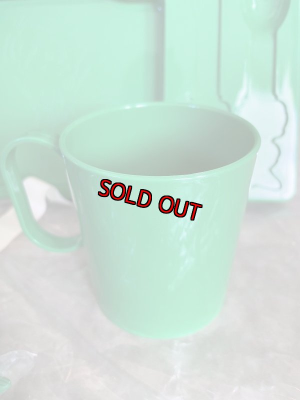 画像3: Green Giant little sprout  Dinner Ware Set With Box 1991 /  グリーンジャイアント　リトルスプラウト　プラスチック製　箱入りディナーウェア　セット (3)