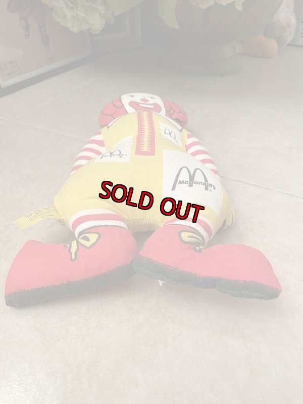 画像5: McDonald’s Ronald Pillow Doll  / マクドナルドのロナルド、ピロードール (5)