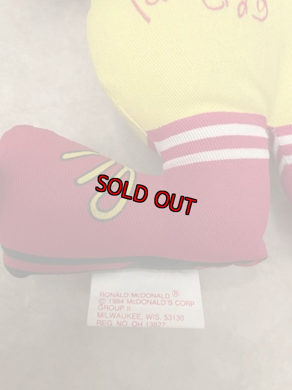画像7: McDonald’s Ronald Pillow Doll Love 1984/  マクドナルドのロナルド　ピロードール ラブ♪ (7)