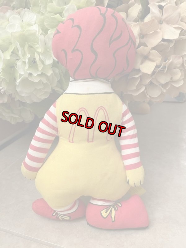 画像3: McDonald’s Ronald Pillow Doll  / マクドナルドのロナルド、ピロードール (3)