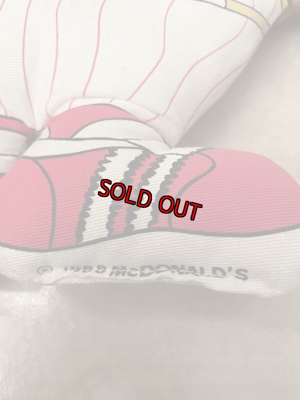 画像6: McDonald’s Grimace Baseball Pillow Doll  1988  / マクドナルドの野球グリマス、ピロードール　80‘s (6)