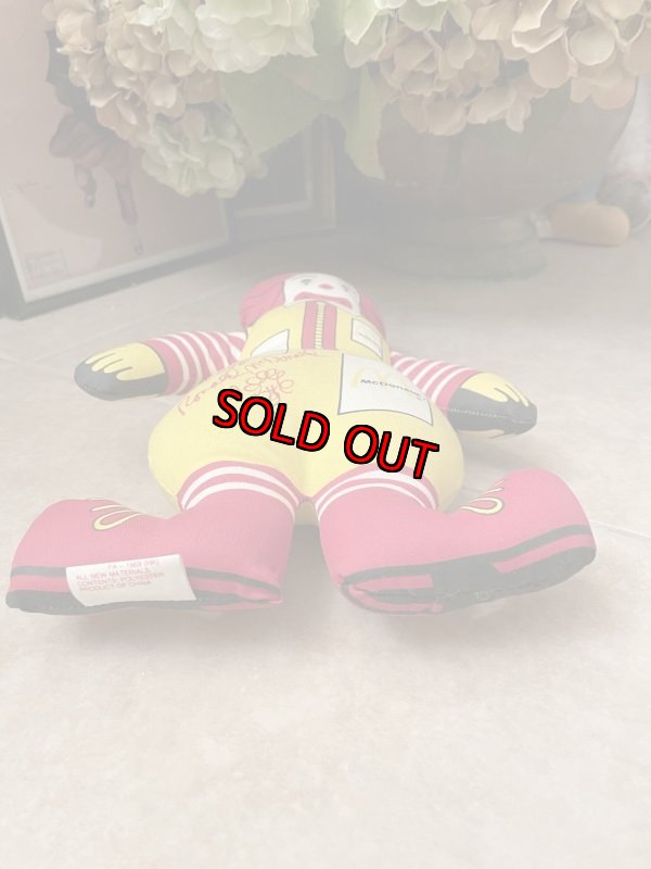 画像5: McDonald’s Ronald Pillow Doll Love 1984/  マクドナルドのロナルド　ピロードール ラブ♪ (5)