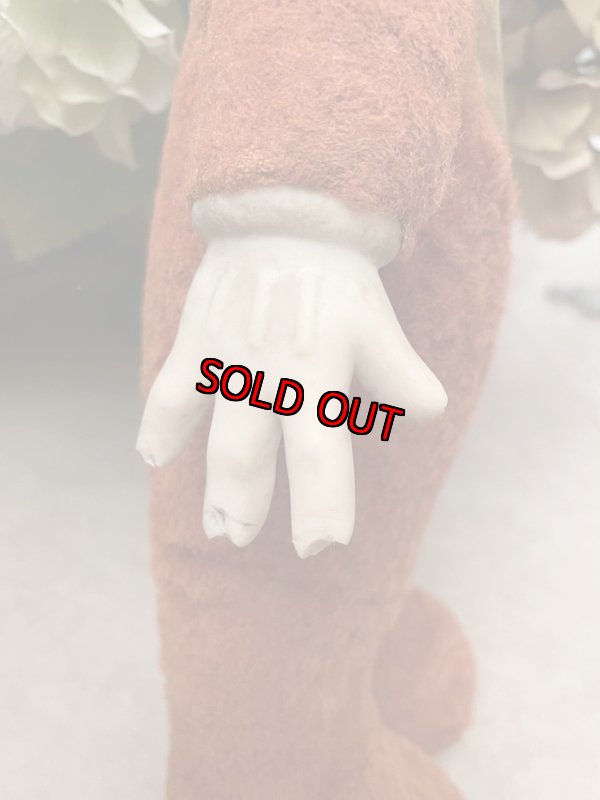 画像6: Hanna Barbera Yogi Bear Rubber Face Plush Doll White Hat  / ハンナバーベラ　ヨギベア　白い帽子、赤茶の服、ラバーフェイスぬいぐるみ　1 (6)