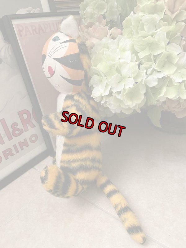 画像2: Tony The Tiger Kelloggs Frosted Cereal Pillow Plush Doll 70‘s /　袋入りケロッグ　トニーザタイガーのピロードール、ぬいぐるみ (2)
