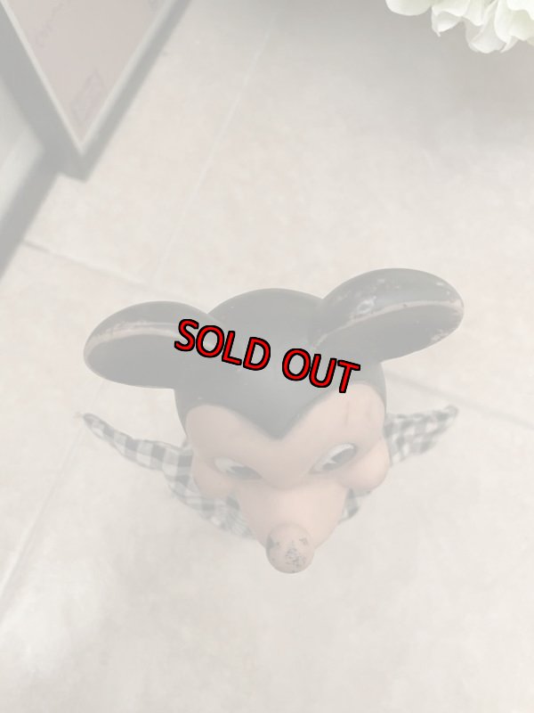 画像5: Disney Mickey Mouse   Rubber Face hand puppet / ディズニー　ミッキーマウス　ラバーフェイス　ハンドパペット　 (5)