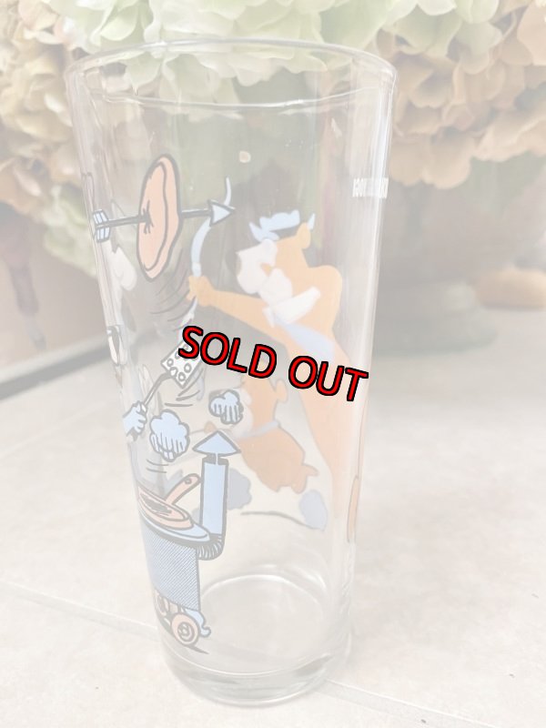 画像2: Hanna Barbera Yogi Bear & Huckleberry Hound Pepsi Glass 1977 / レア！！ ハンナ・バーベラのヨギベア & ハックルベリーハウンド　ペプシ グラス (2)