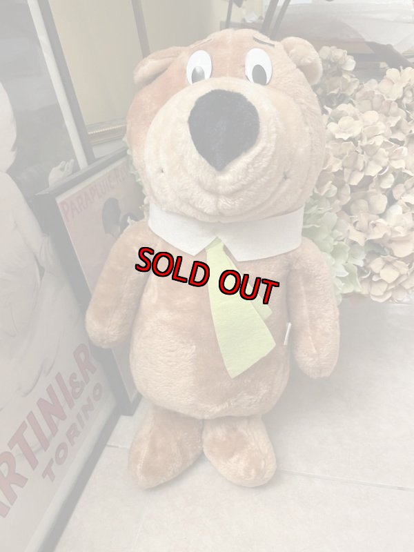 画像1: Hanna Barbera Yogi Bear Nanco Plush Doll 1989 / ハンナバーベラ　ヨギベア　53cm 大きめぬいぐるみ　 (1)