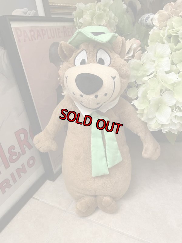 画像1: Hanna Barbera Yogi Bear  Plush Doll /ハンナバーベラ　ヨギベア　ぬいぐるみ　40cm (1)