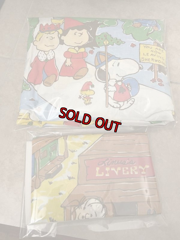 画像6:  Soopy fabric Western Box Sheet / スヌーピー ボックスシーツ 生地 ウエスターン (6)