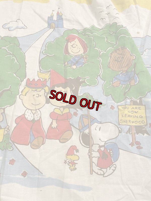 画像2:  Soopy fabric Western Box Sheet / スヌーピー ボックスシーツ 生地 ウエスターン (2)