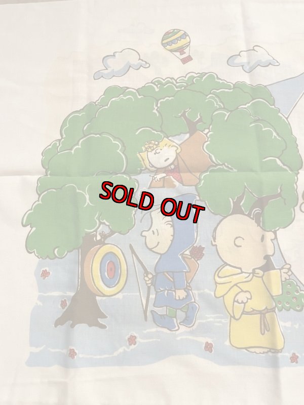 画像2:  Soopy fabric Western Pillow Case / スヌーピー ピローケース 生地 ウエスターン 枕カバー (2)