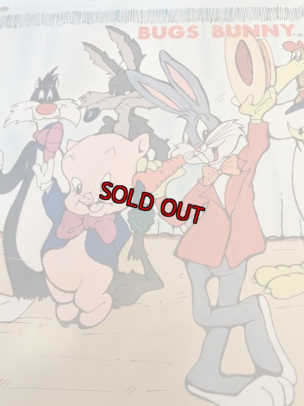 画像5: Looney Tunes Bugs Bunny Tin  TV Tray Stand / ルーニーチューンズ バッグズバニー アルミ製 TVスタンドテレビトレイ (5)