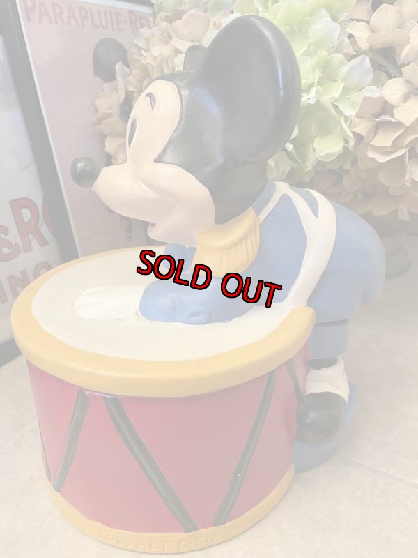 画像3: Disney Mickey Mouse With Drum California Originals Ceramic Cookie Jar  1977  / ディズニーのミッキーマウスとドラム　陶器製　クッキージャー　 (3)