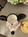 画像8: Disney Mickey Mouse Yellow Hat Ceramic Cookie Jar  / ディズニーのミッキーマウスのイエローハット　陶器製　クッキージャー　 (8)